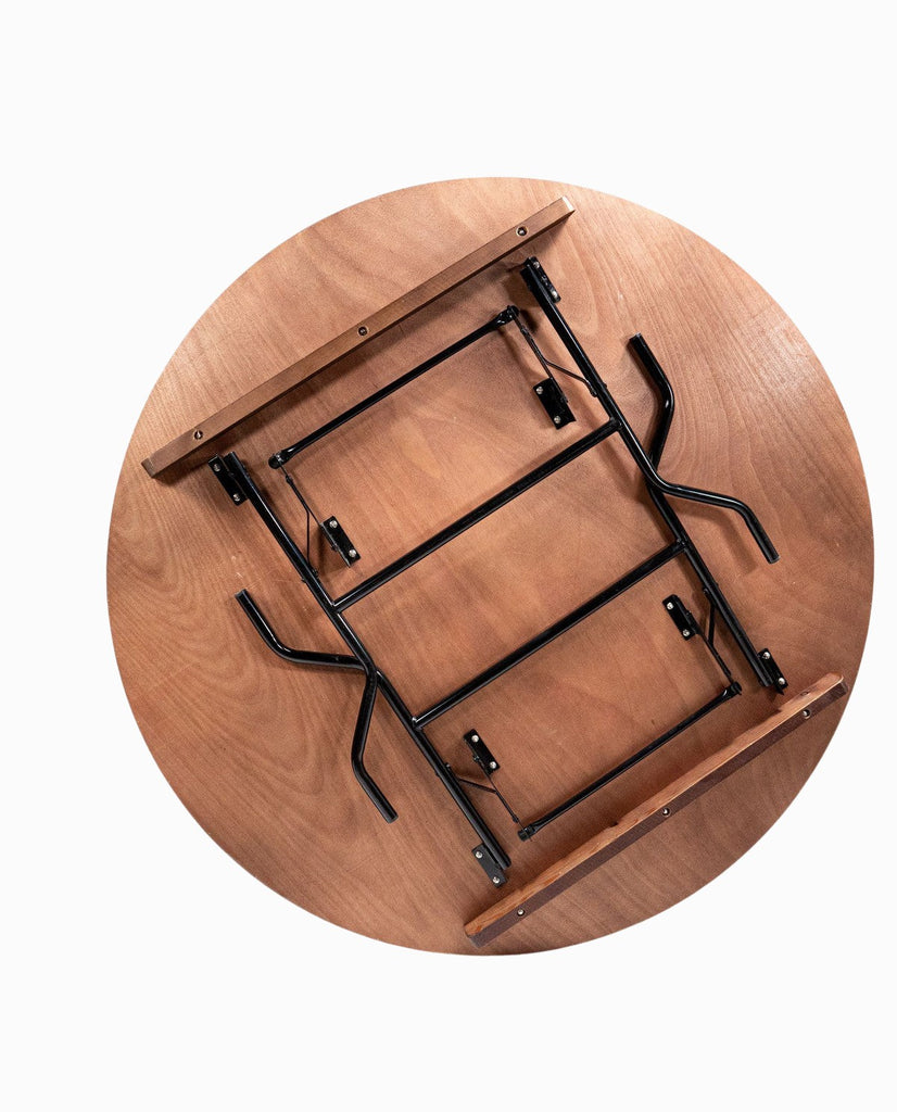 FOLDING TABLE WOOD ROUND (FROM) – My Greatest Rentals